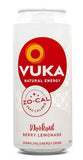 VUKA ZO-CAL WORKOUT: ZERO CALORIE BERRY LEMONADE. CASE OF 12. - Vuka Brands