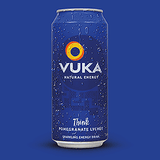 VUKA THINK: SPARKLING POMEGRANATE LYCHEE. CASE OF 12. - Vuka Brands